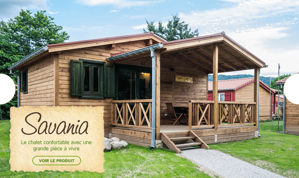 Savania - Le chalet bois confortable avec une grande pièce à vivre